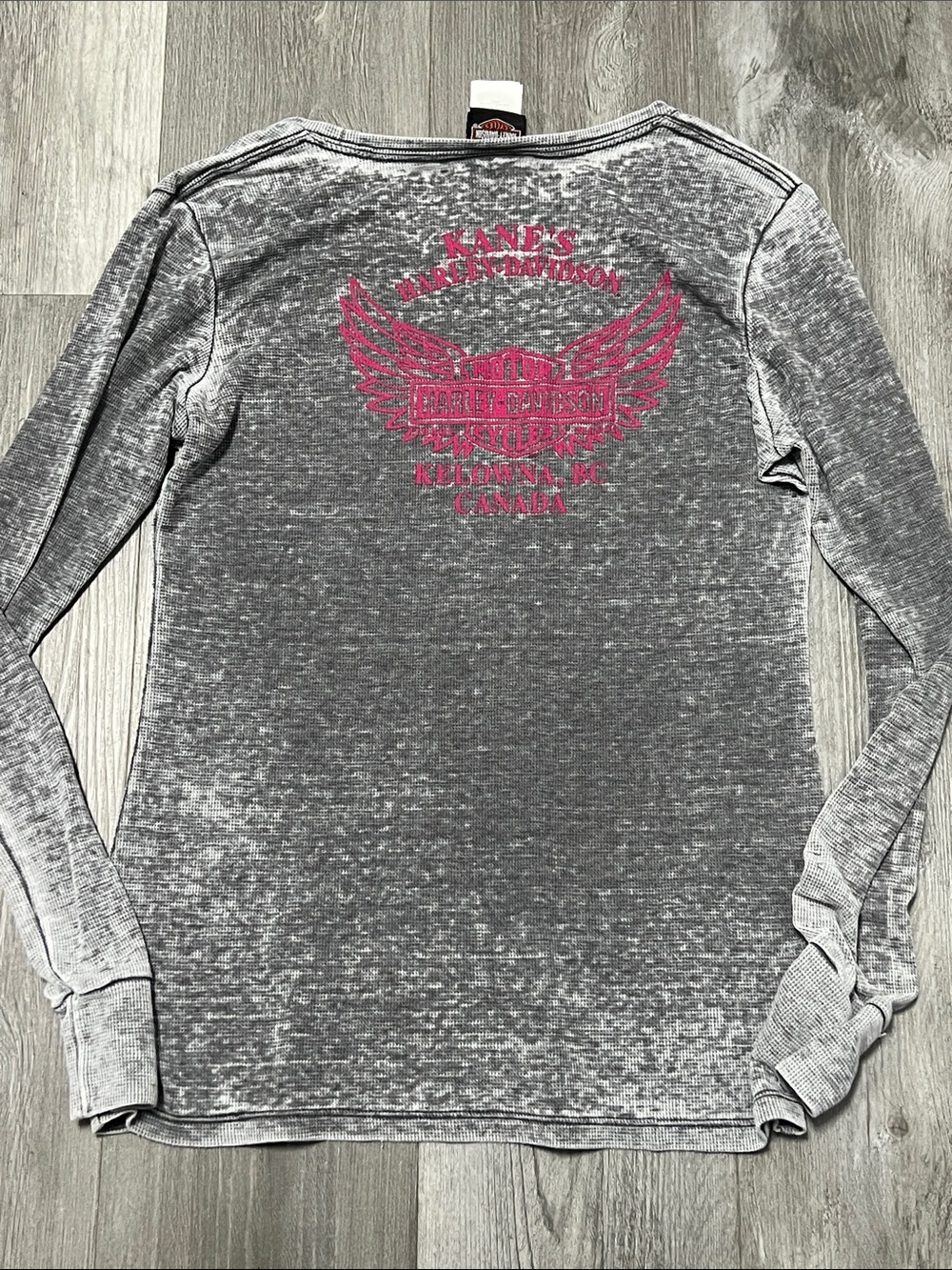 Harley Davidson woman’s long sleeve shirt/ size large - Picture 2 of 8